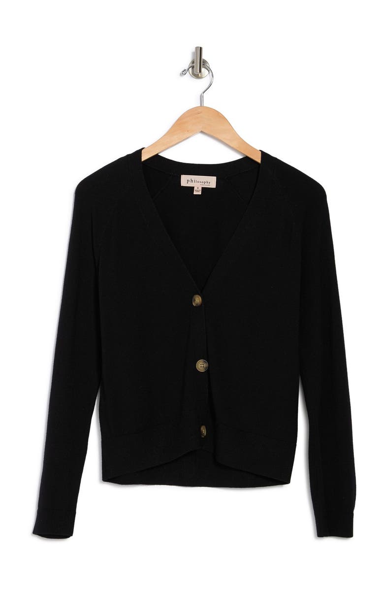 philosophy V-Neck Button Front Knit Cardigan, Alternate, color, 