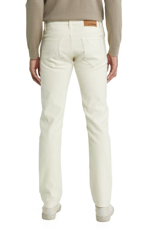 The Normal Brand Comfort Terry Five-pocket Tailored Fit Pants In Stone