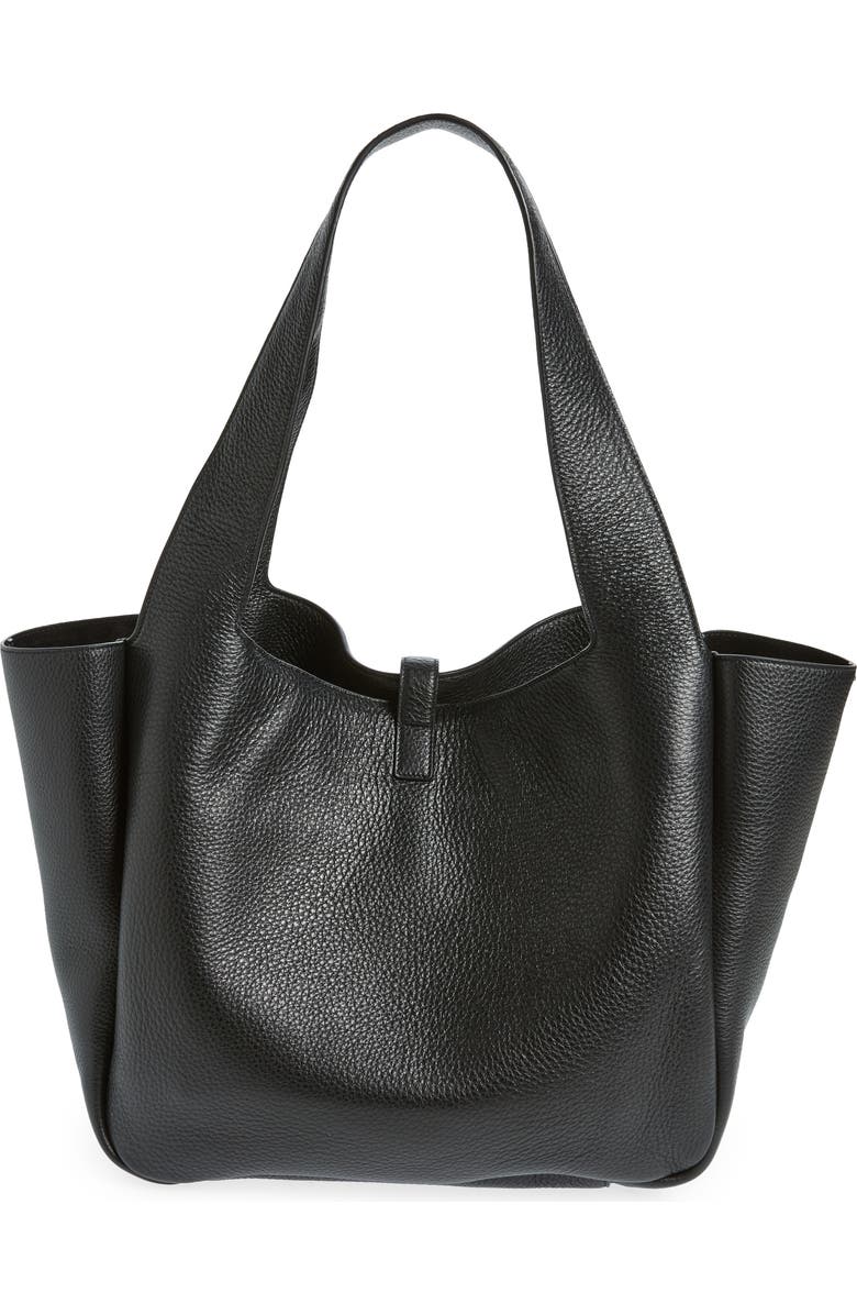 Saint Laurent Bea Deerskin Leather Tote, Alternate, color,