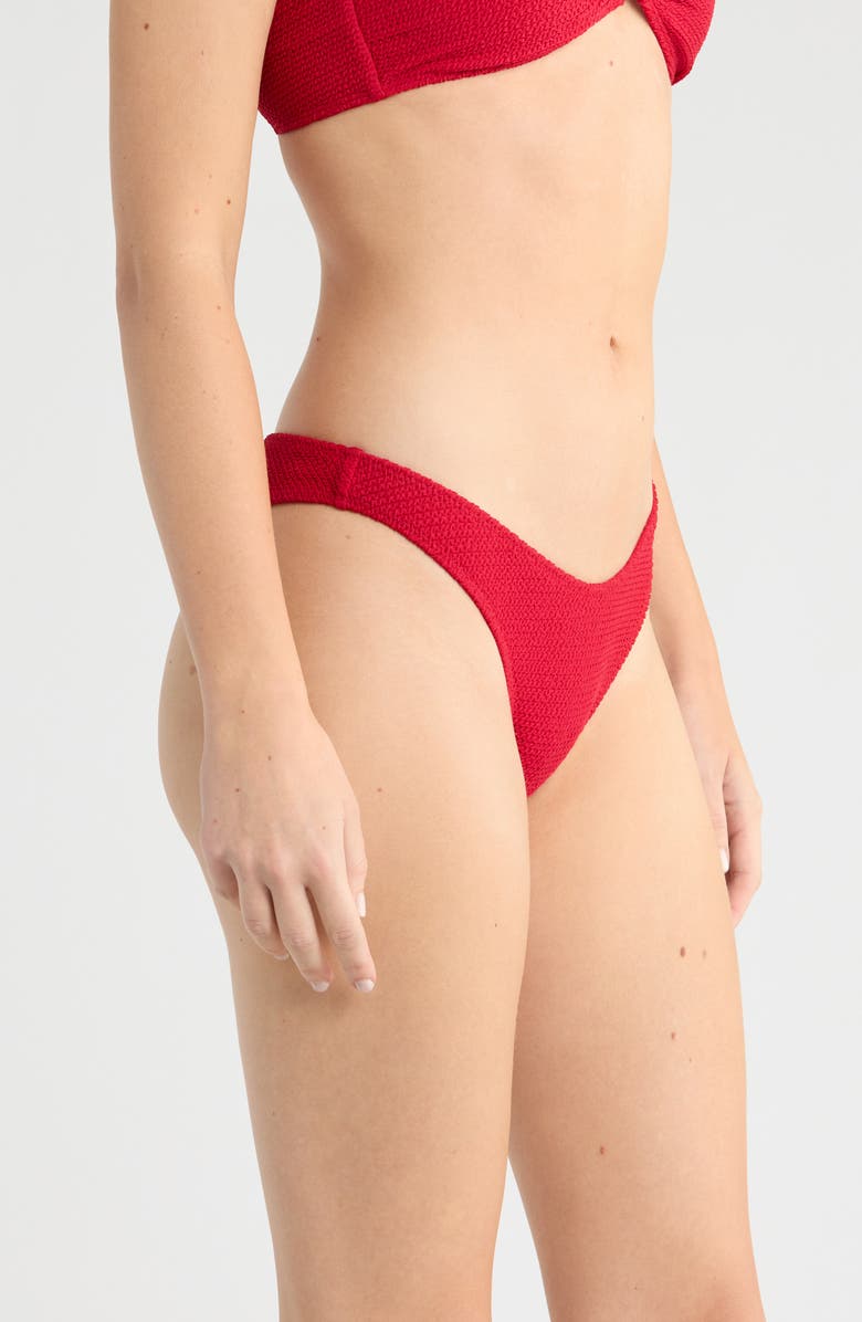 PacSun Shelley Scrunch High Leg Bikini Bottoms, Alternate, color,