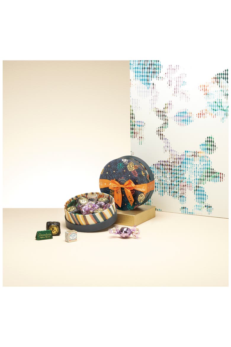 Small Murrine Hamper with Assorted Chocolates, Alternate, color, BLUE