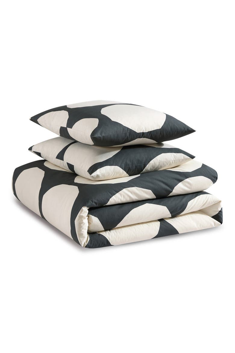 Kivet Duvet Cover & Shams Set, Main, color, CHARCOAL GREY