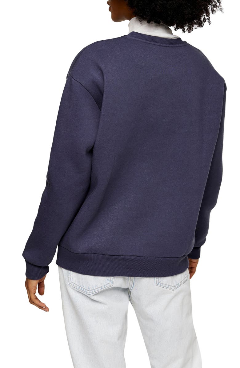 Topshop Alaska Graphic Sweatshirt, Alternate, color, 