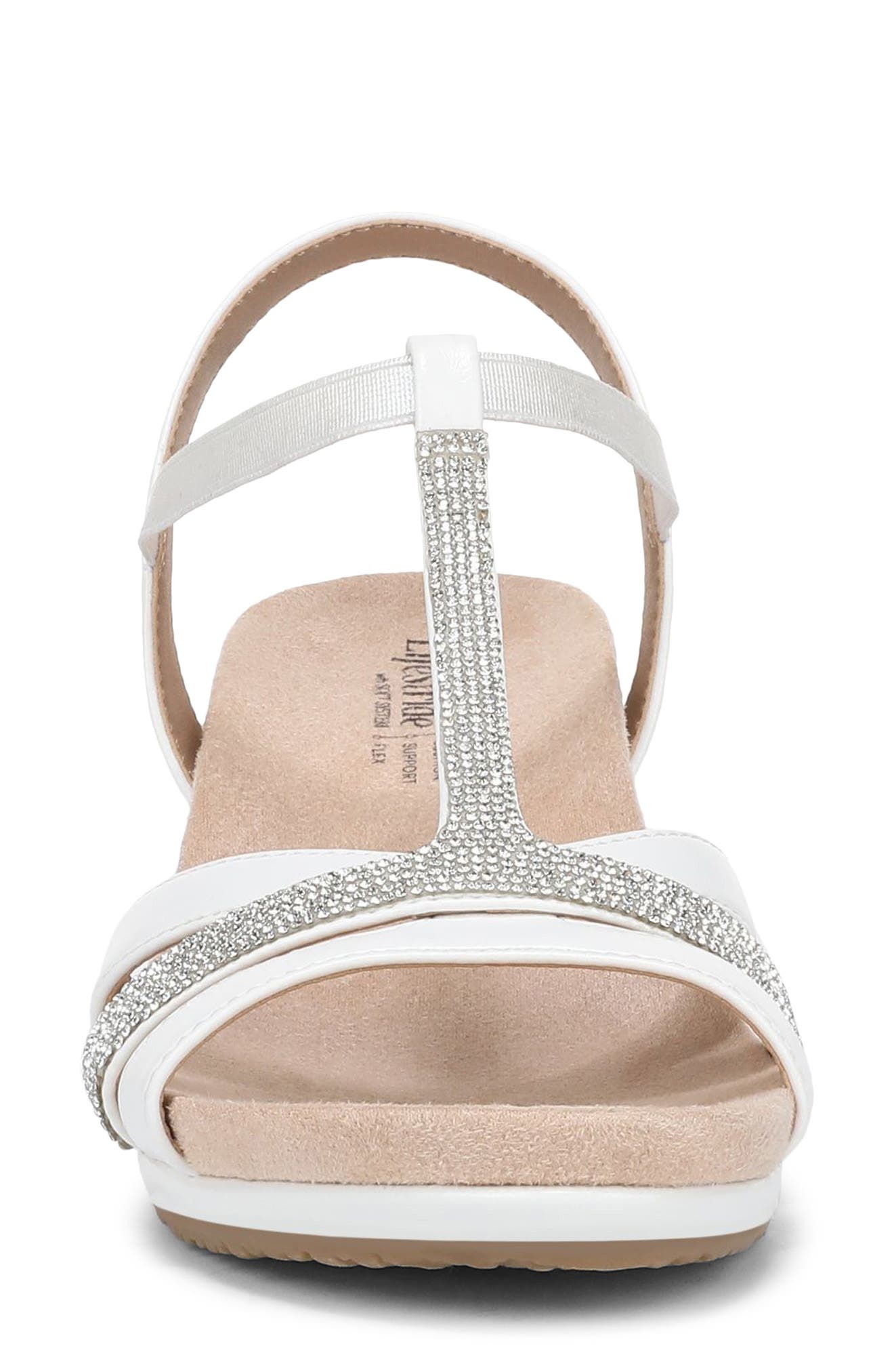 Mimosa Slingback Platform Wedge Sandal, Alternate, color, WHITE