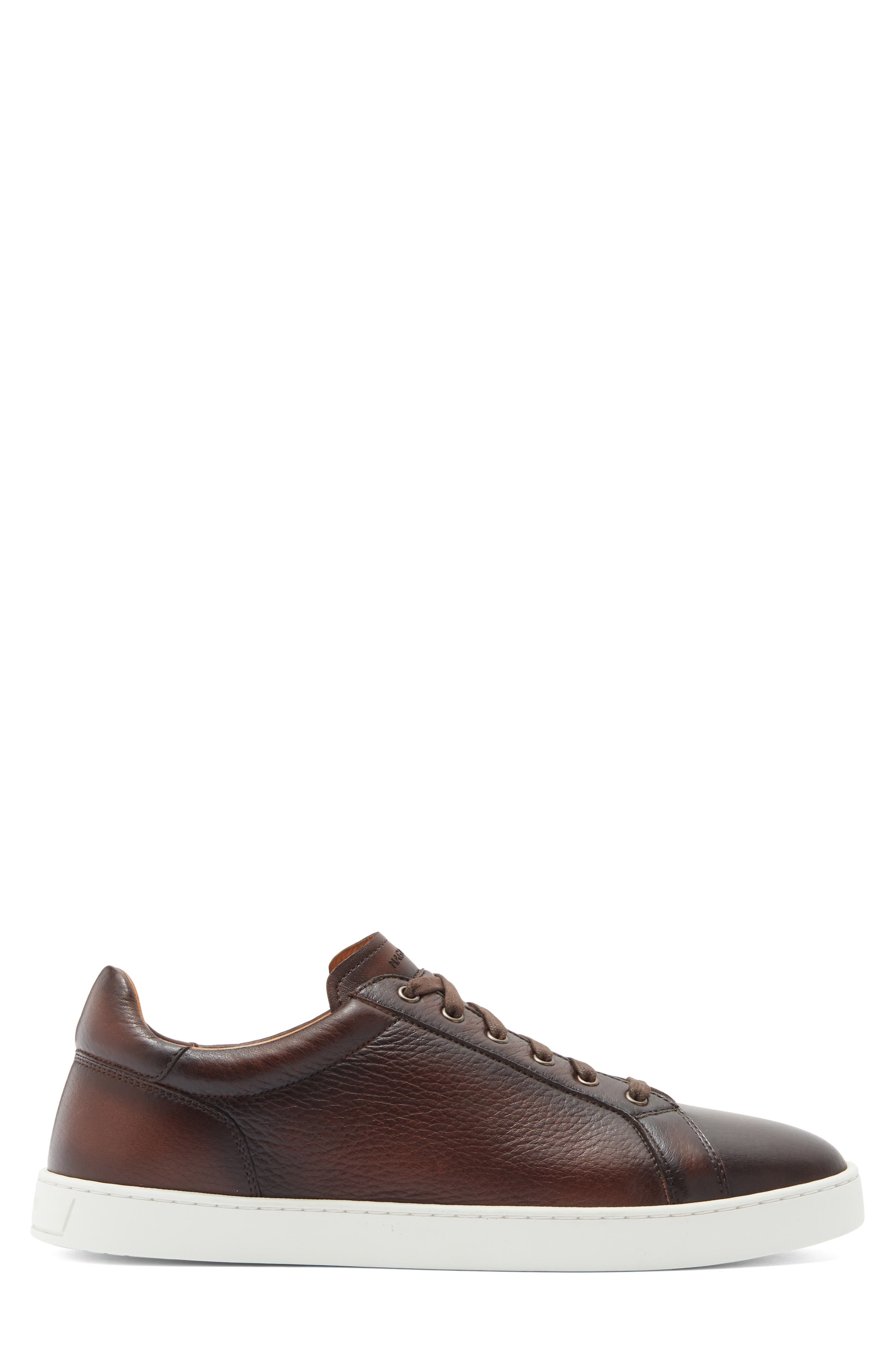 Leve Low Top Sneaker, Alternate, color, BROWN