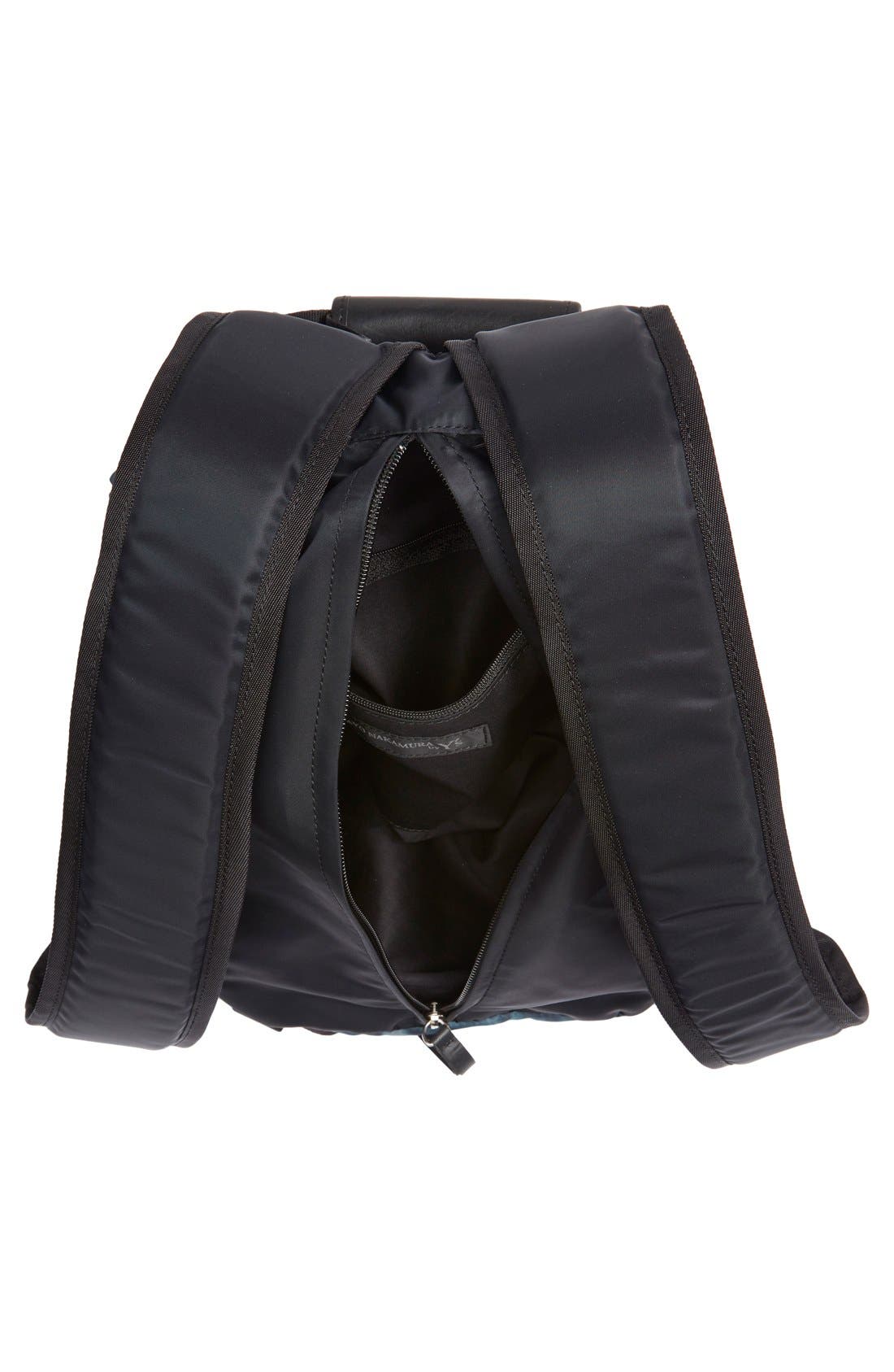 Y's by Yohji Yamamoto 'Tuck' Nylon Backpack, Alternate, color, 