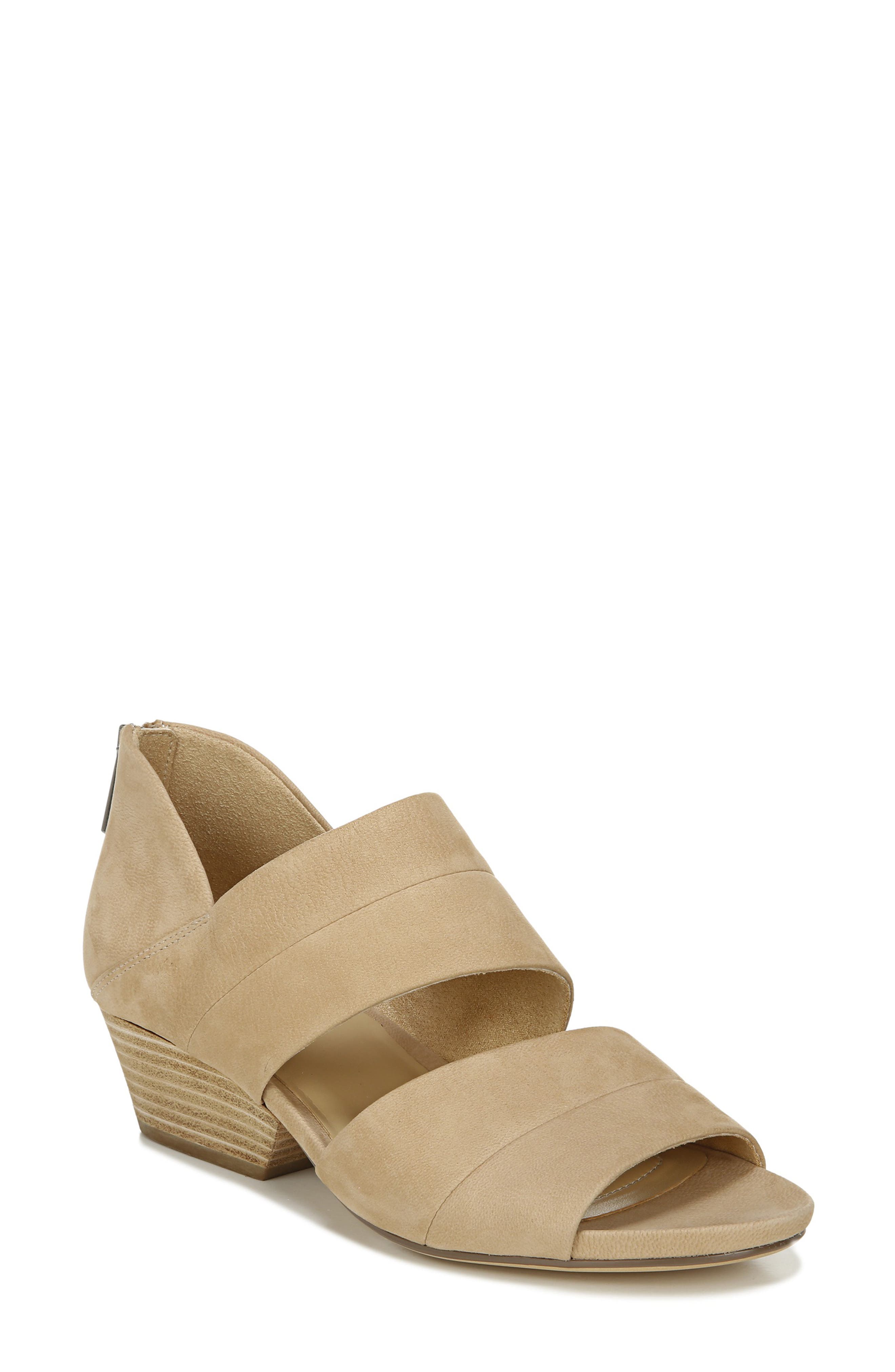 Gabby Sandal, Main, color, BAMBOO NUBUCK LEATHER