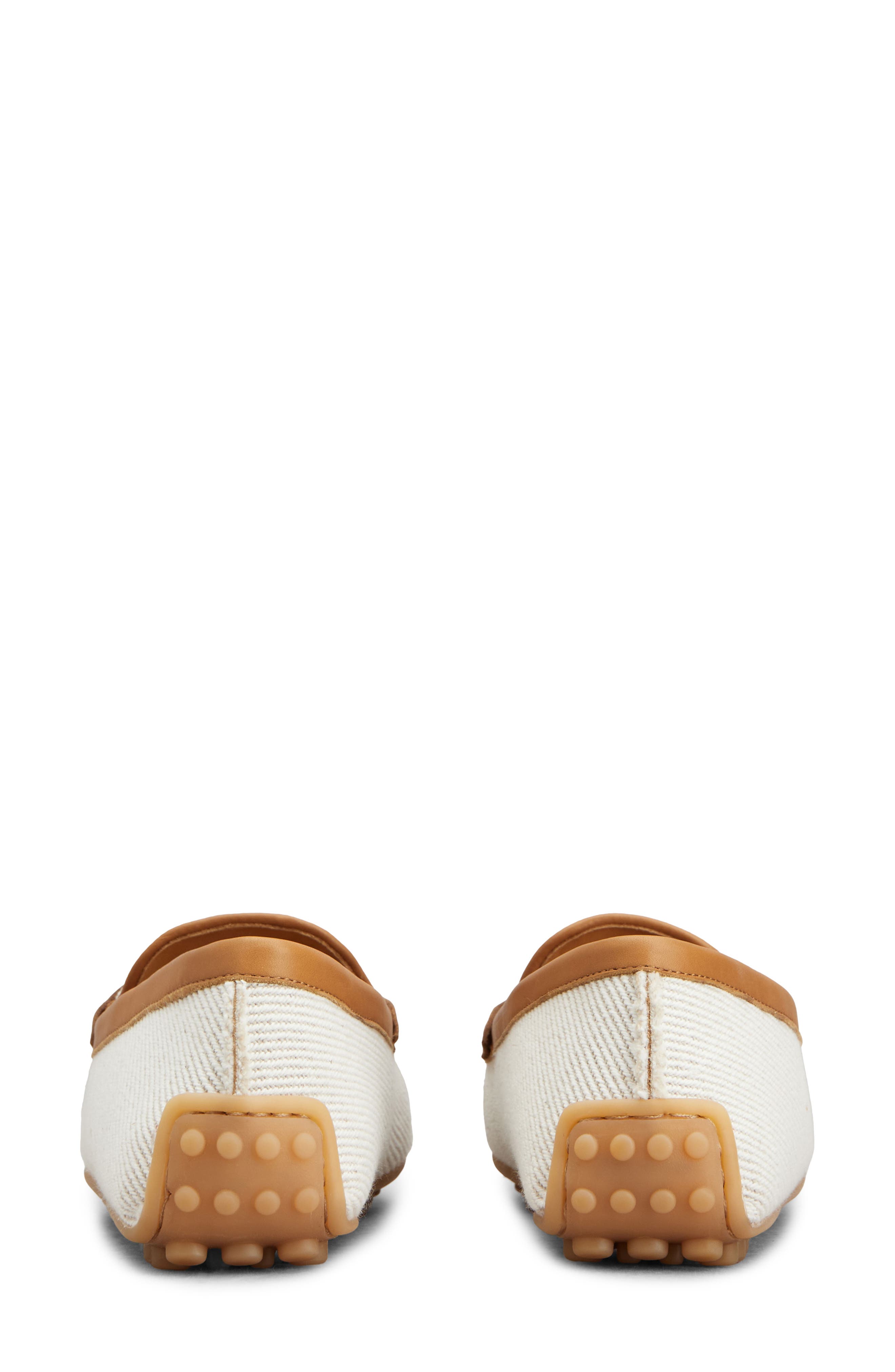 Tod's City Gommino Driving Shoe, Alternate, color, Bianco Calce/ Kenia