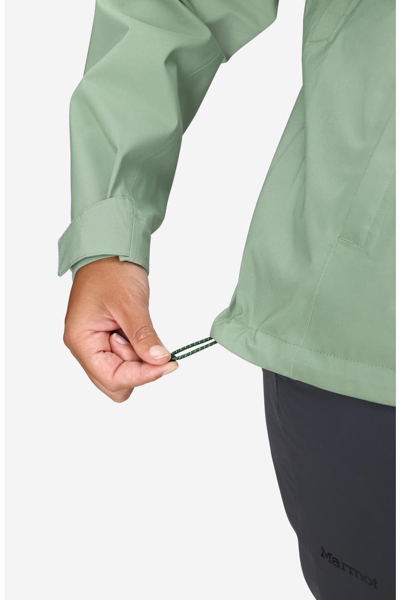 PreCip® Eco Pro Waterproof Hooded Jacket, Alternate, color, AGATE GREEN