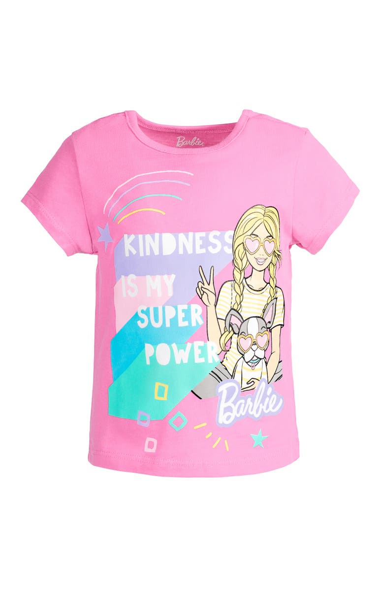 Barbie 2-Pack T-Shirts, Alternate, color, White / Pink