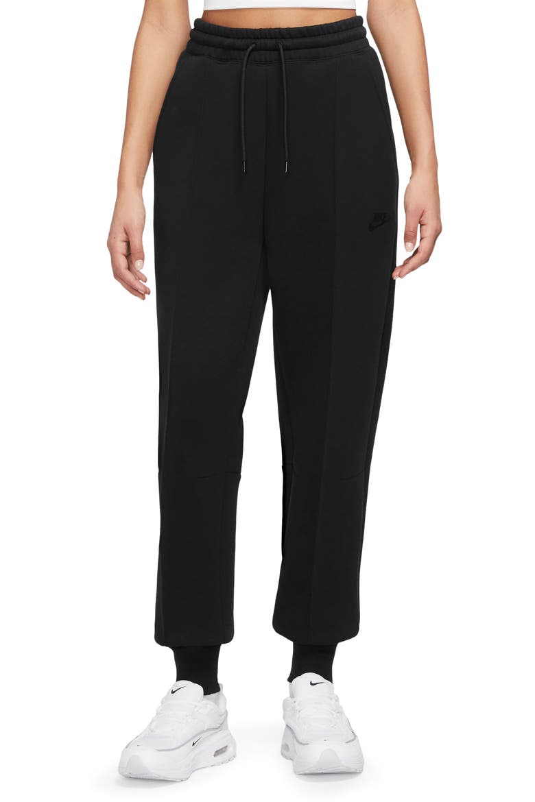 Sportswear Tech Fleece Mid-Rise Joggers, Main, color, 010 010 BLACK/BLACK