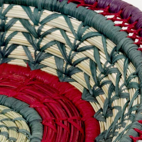 Mayan Hands Fina Basket In Multi
