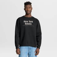 FANATICS Men's Fanatics Black New York Knicks Crossover Collection Defensive Rotation Drill Premium Pullover Sweatshirt