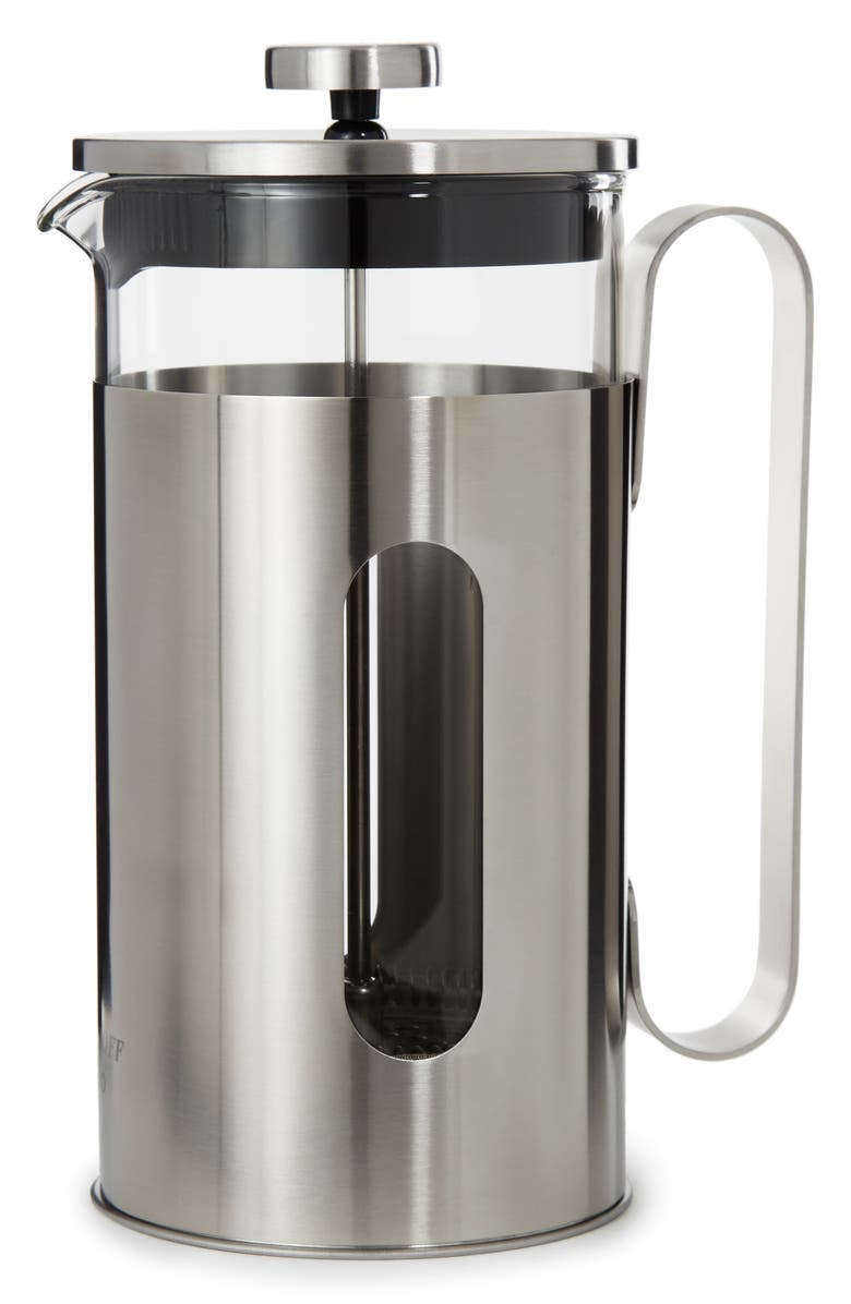 BergHOFF Leo Mae Stainless Steel French Press, Main, color,