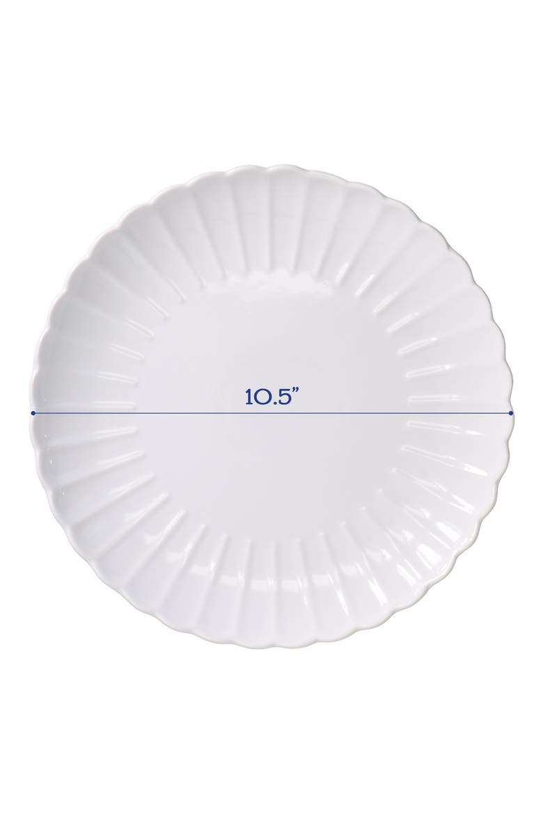 Petal 16-Piece Dinnerware Set, Alternate, color, WHITE