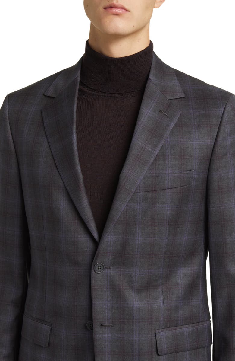 DANIEL HECHTER Norris Plaid Wool Suit, Alternate, color,