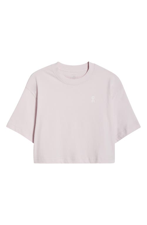 On Club Boxy-t Cott Graphic T-shirt In Pink
