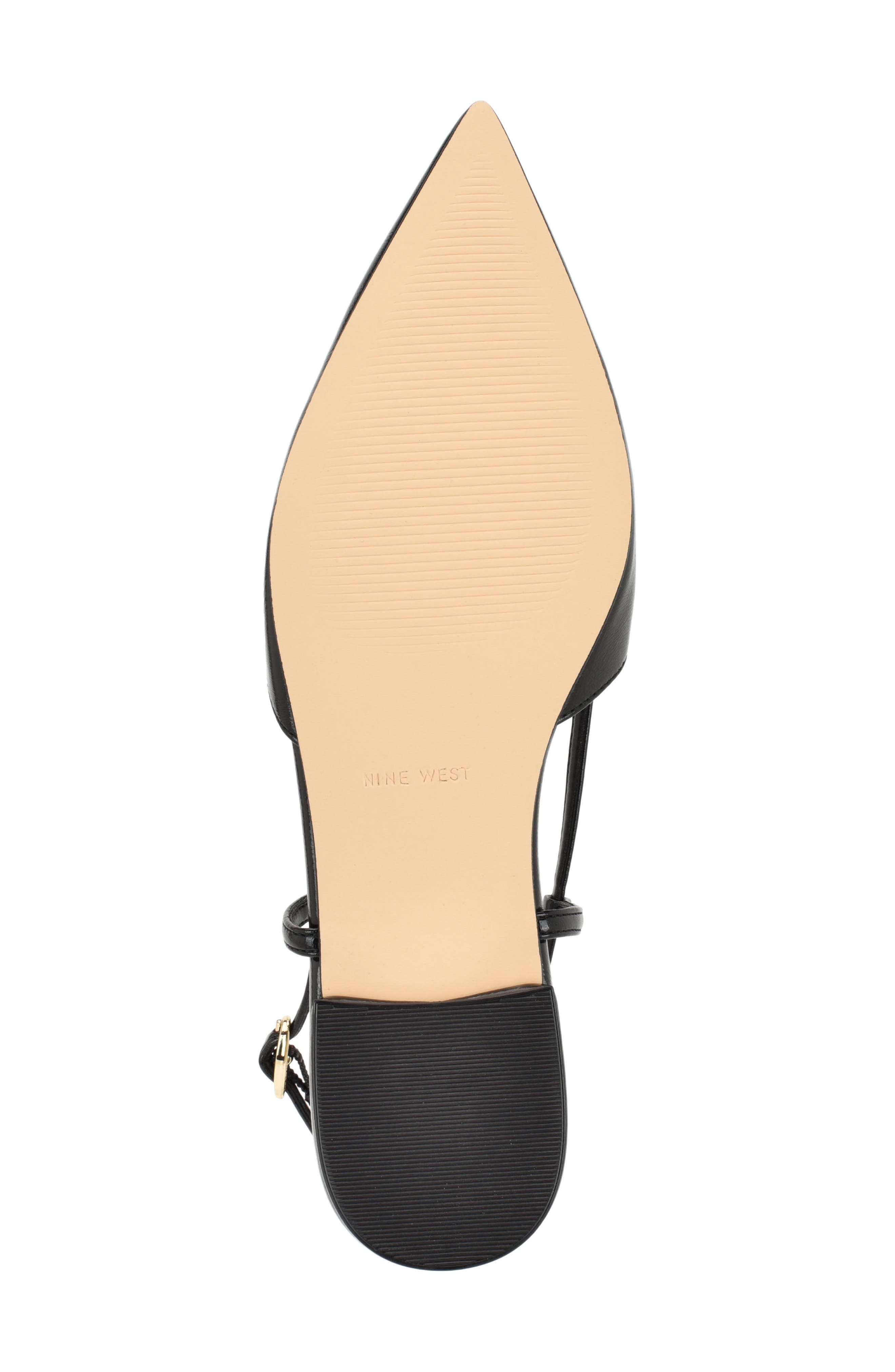 Harra Pointed Toe Flat, Alternate, color, BLACK