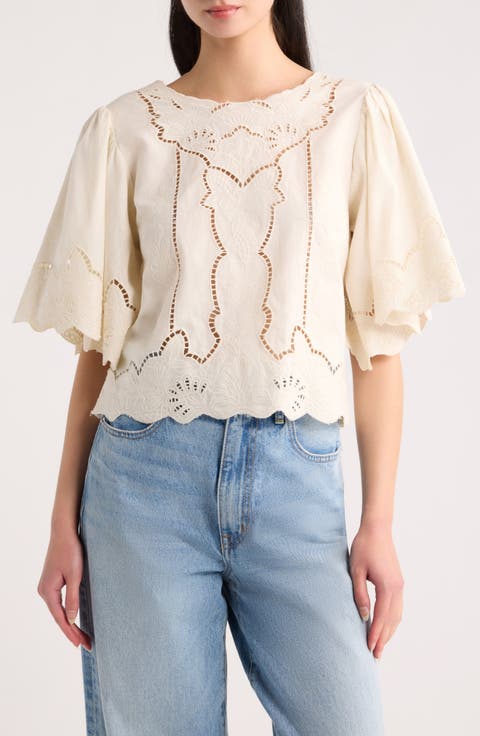 Cairo Embroidered Top