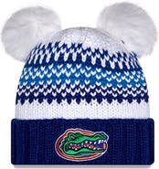 New Era Women's New Era Royal Florida Gators Double Pom & Print Cuffed Knit Hat