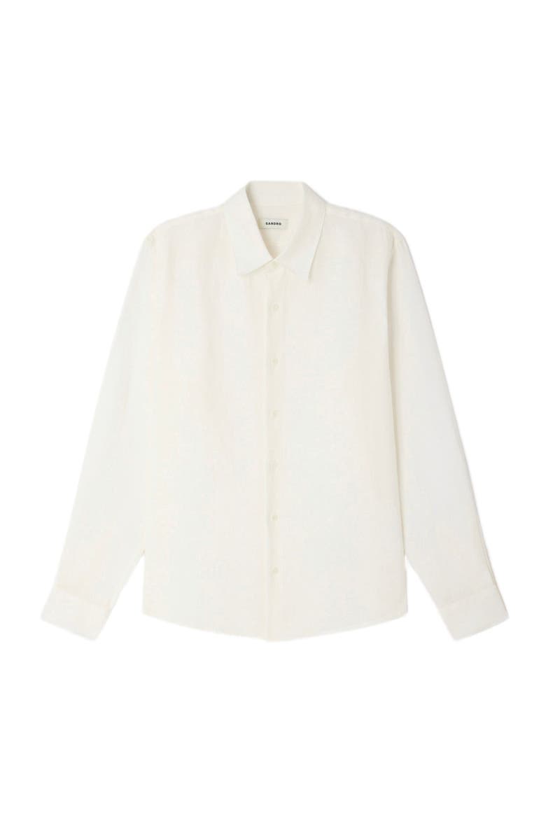 Linen shirt, Alternate, color, Ivory.