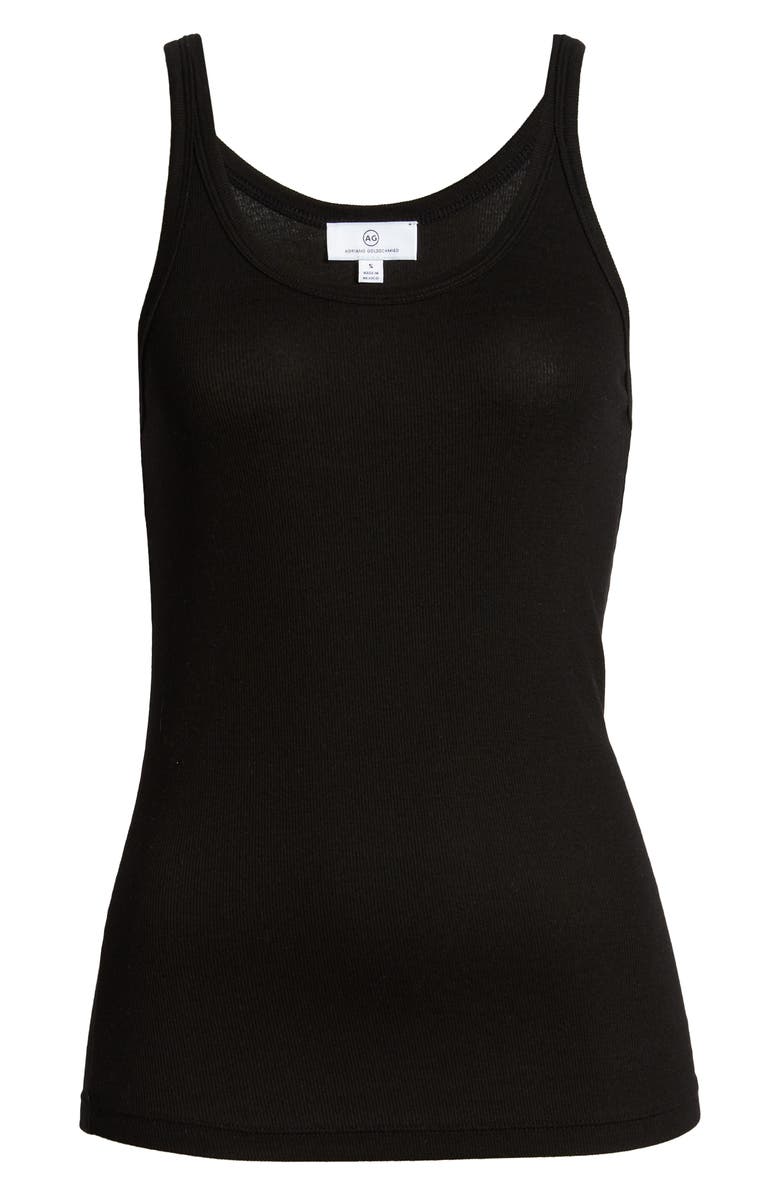 AG Jagger Ribbed Tank Top, Alternate, color,