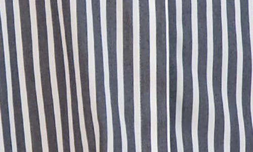 Foxcroft Pamela Stripe Blouse In Black
