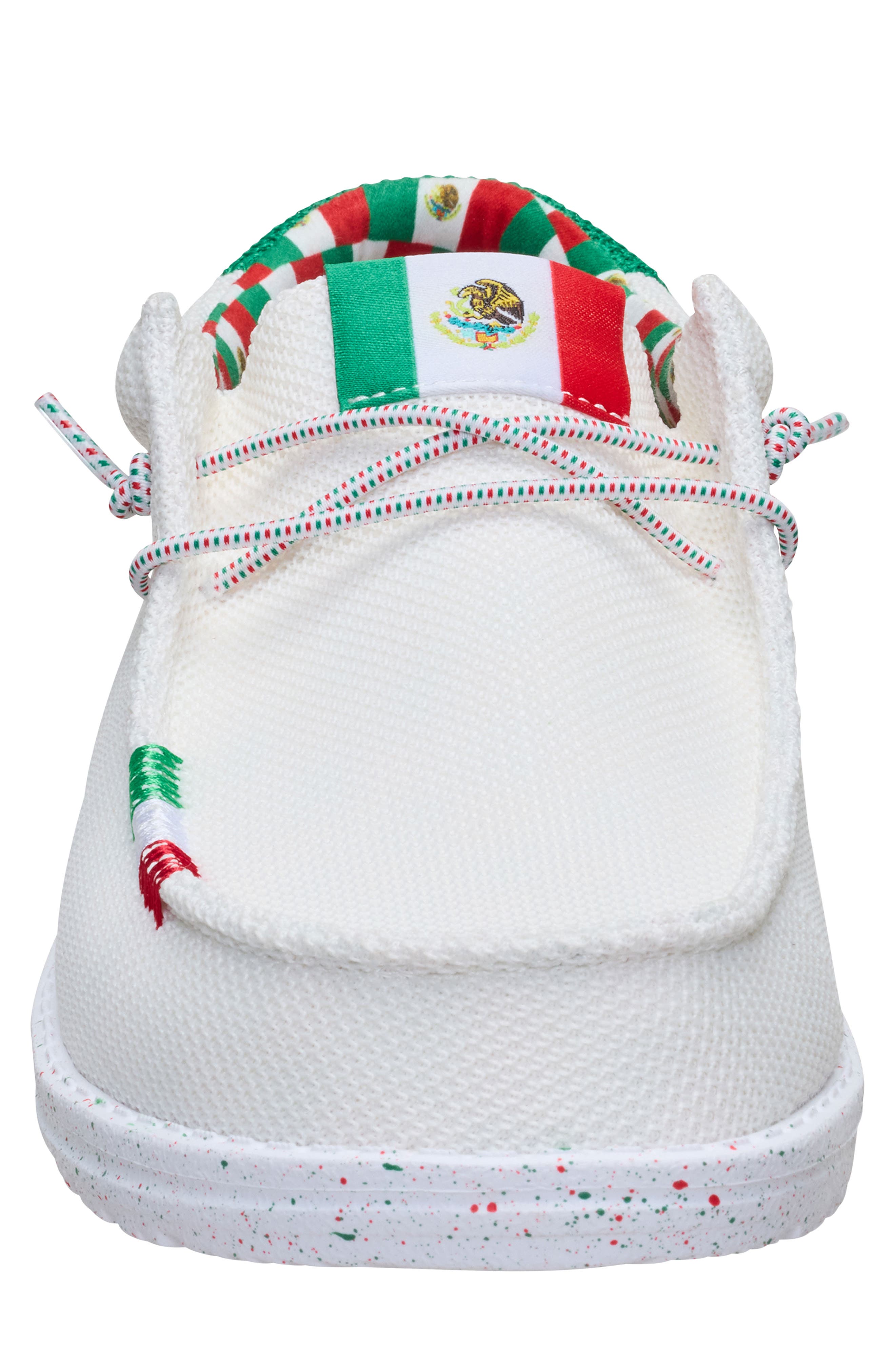 Hey Dude Wally Lace-Up Shoe, Alternate, color, White