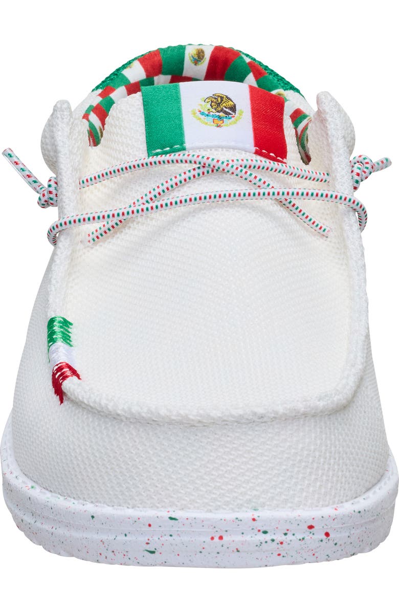 Hey Dude Wally Lace-Up Shoe, Alternate, color, White