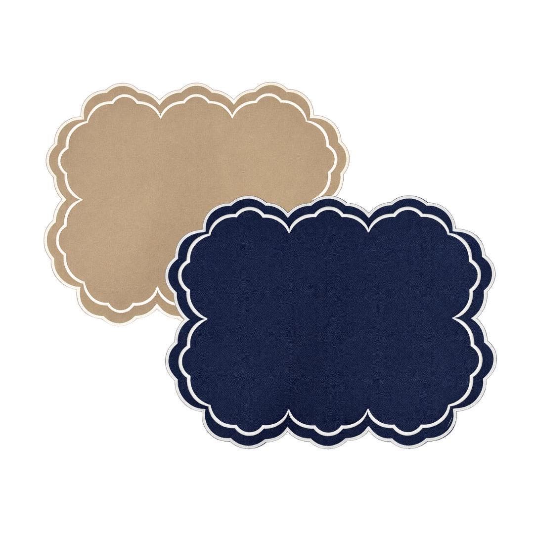 selected Navy/Beige