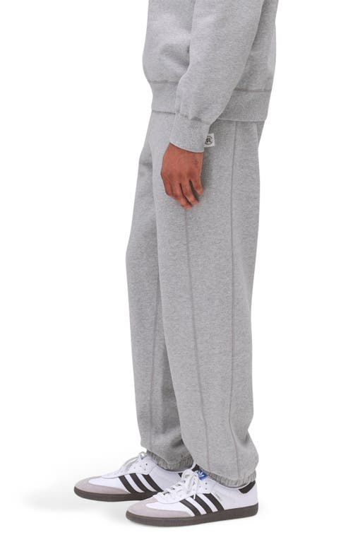 Reigning Champ Midweight Fleece Joggers In Heather Grey