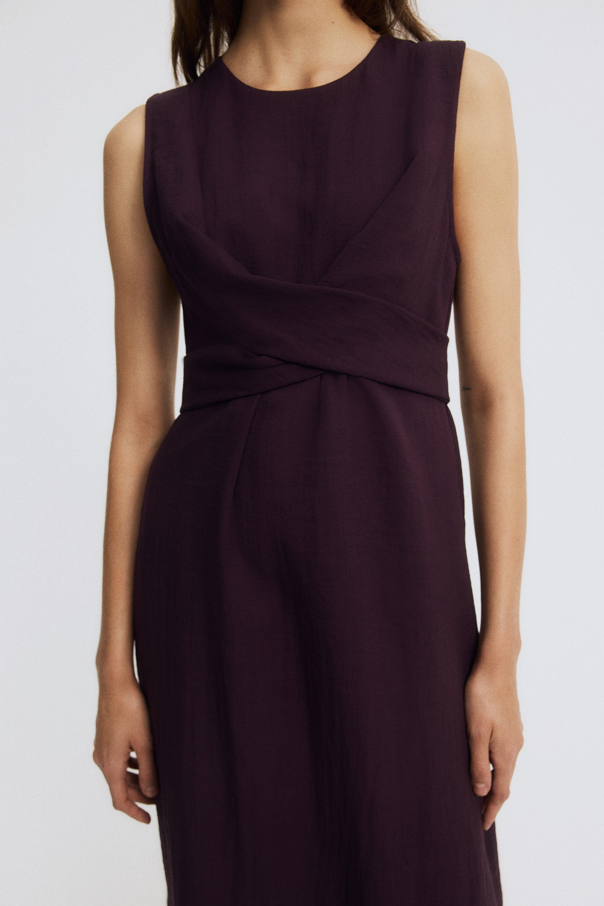 Mama nursing dress with ties at back - image 2