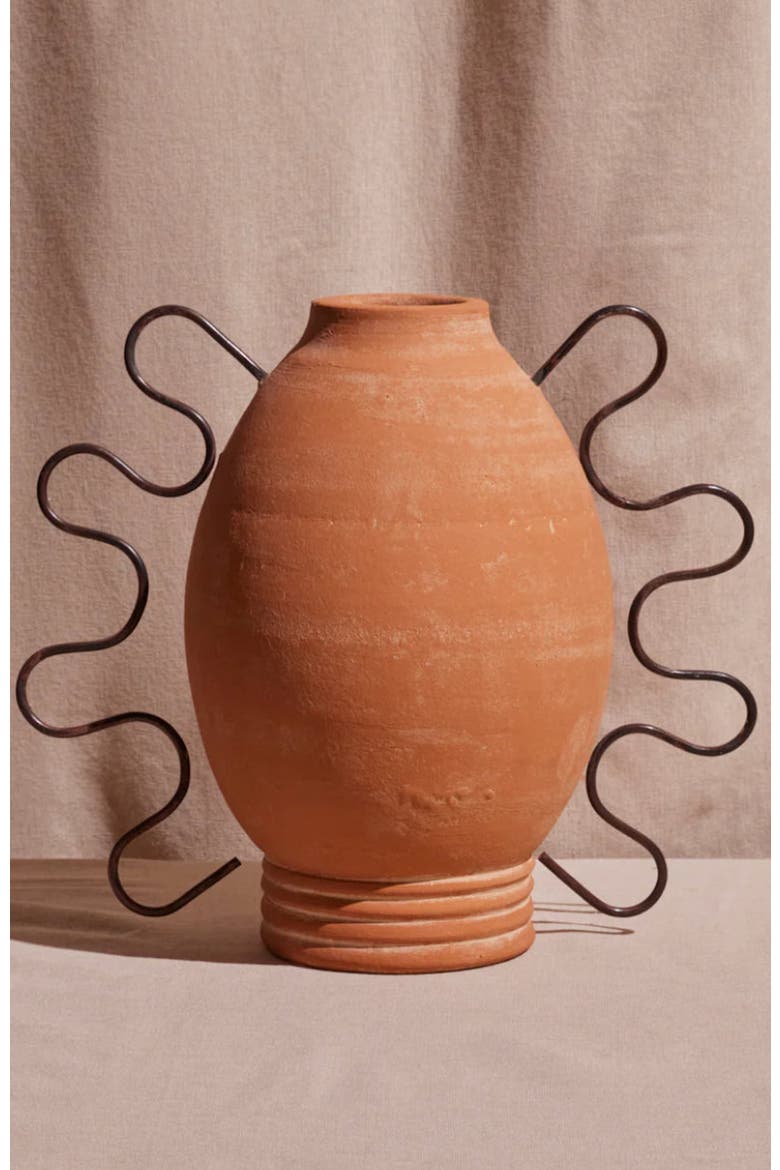Amanda Terracotta Vessel, Alternate, color, Terracotta