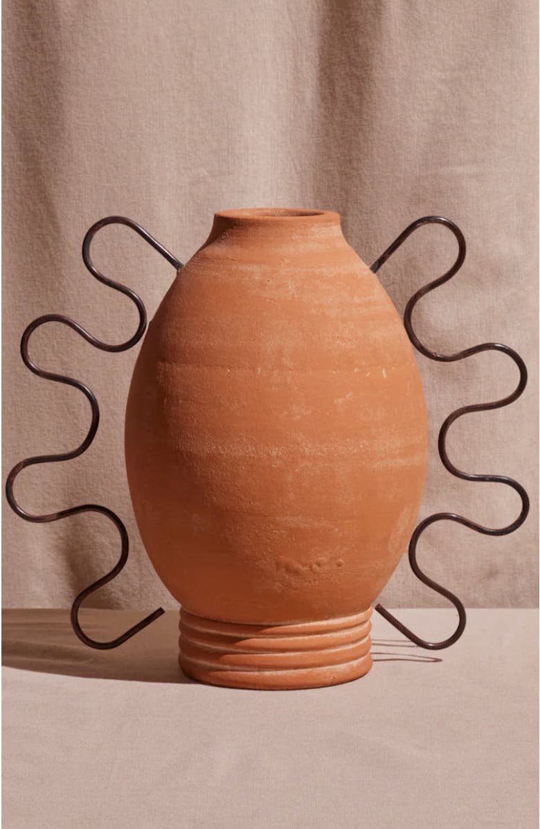 Meso Goods Amanda Terracotta Vessel, Alternate, color, Terracotta