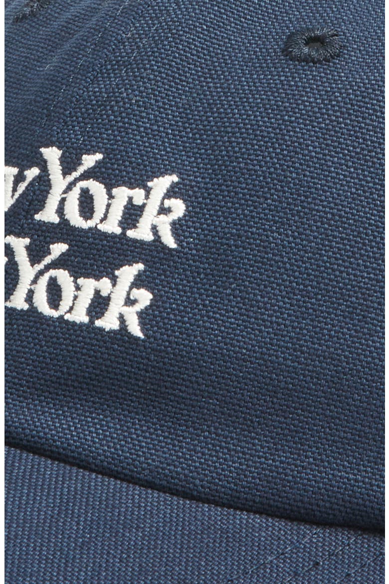 New York New York Adjustable Cotton Twill Baseball Cap, Alternate, color, NAVY