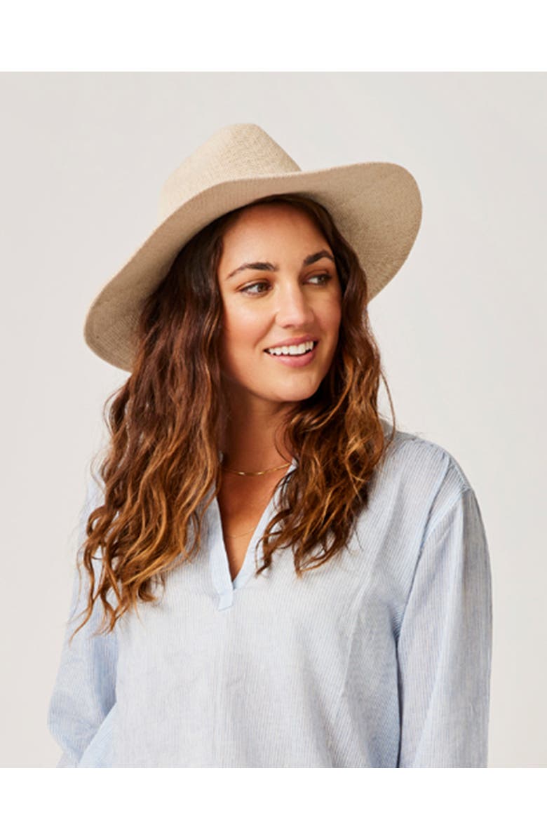 Carve Designs Panama Hat, Alternate, color, Light Khaki