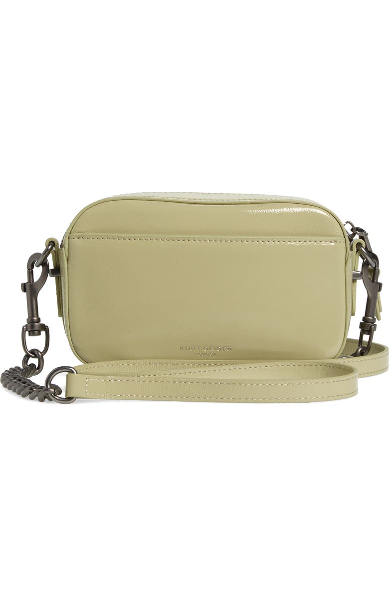 Kurt Geiger London Crystal Butterfly Leather Crossbody Bag, Alternate, color,