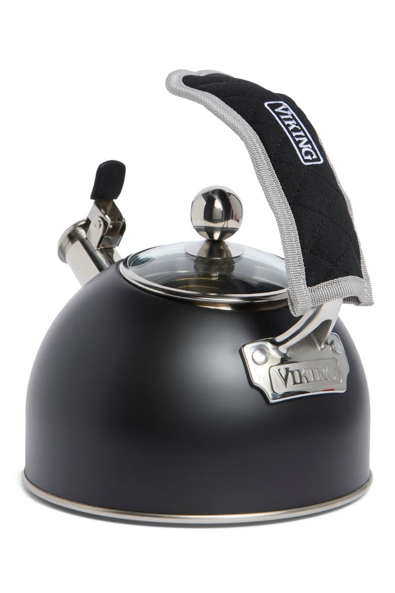 Viking 2.6-Quart Tea Kettle, Alternate, color, BLACK