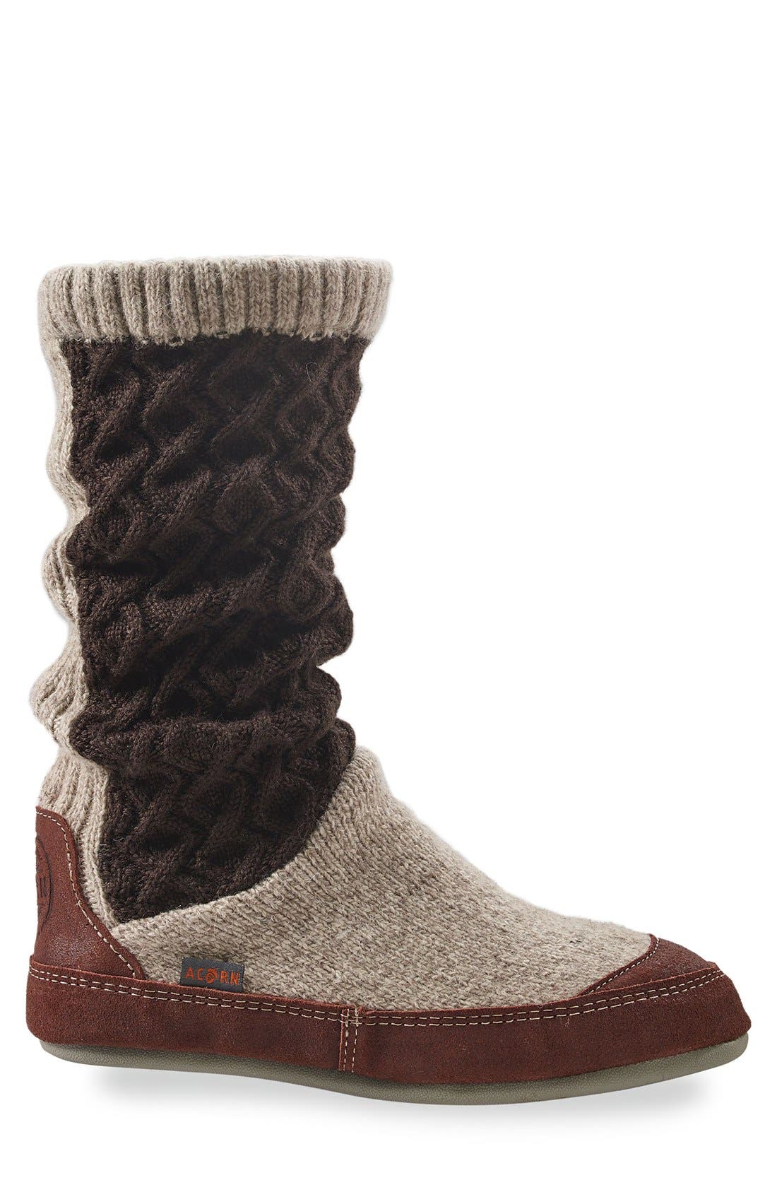 Acorn Slouch Slipper Boot, Alternate, color, 