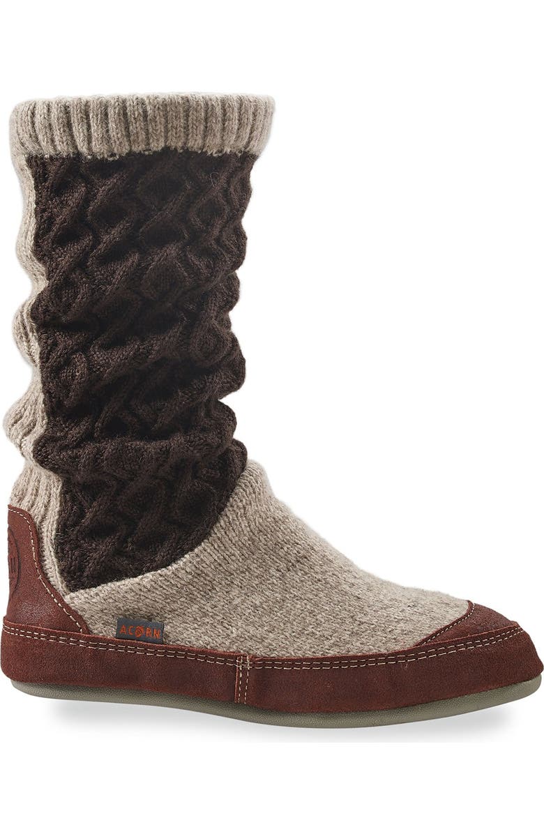 Acorn Slouch Slipper Boot, Alternate, color,