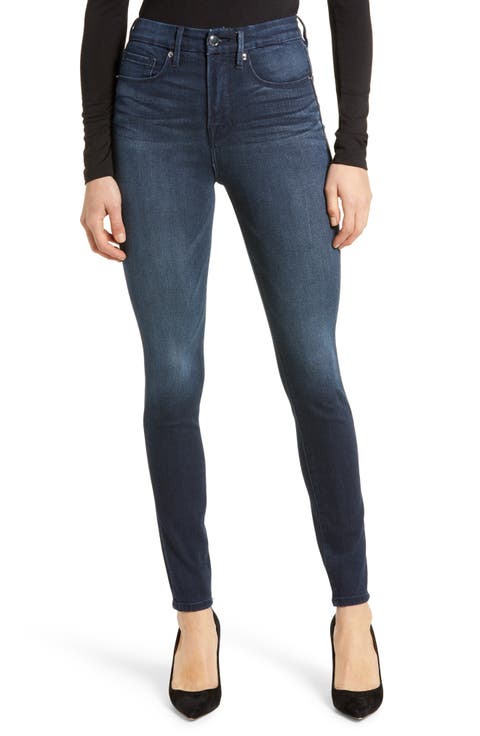 Good Legs High Waist Ankle Skinny Jeans (Regular & Plus Size)