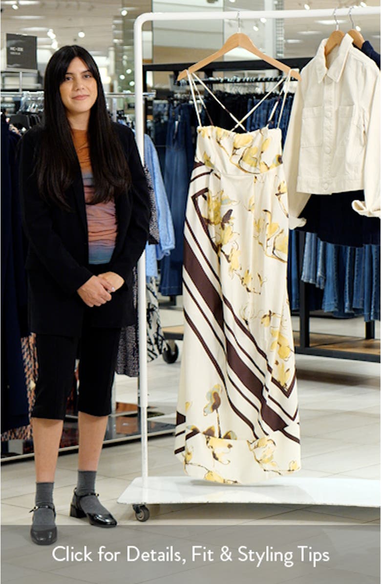 Print Sleeveless Maxi Dress, sales video thumbnail
