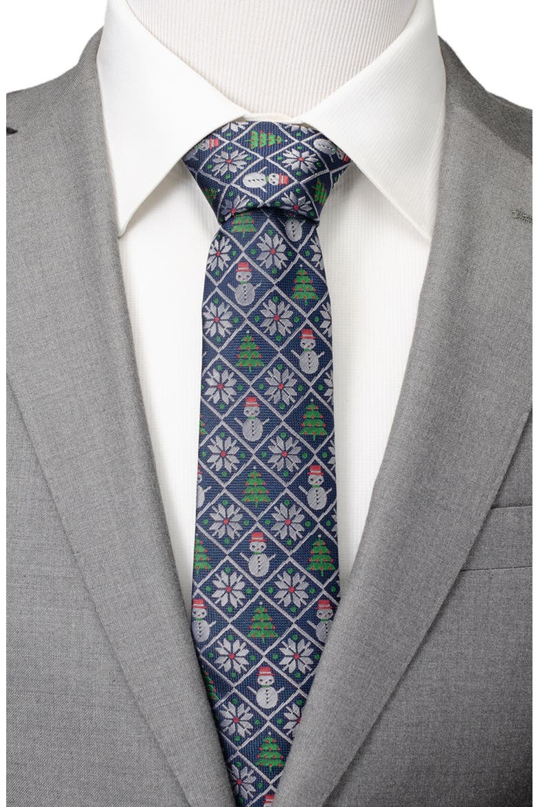 Sweater Weather Silk Blend Tie, Alternate, color, BLUE