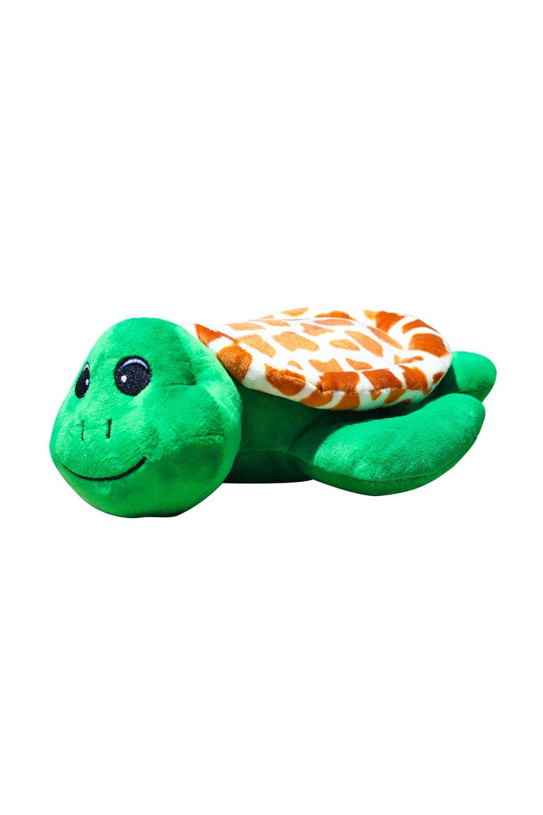 Shelly The Sea Turtle 12" Stuffed Plush Toy w/ Animal Sounds, Main, color, Green