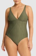 Sea Level Caracus Textured One-Piece Swimsuit