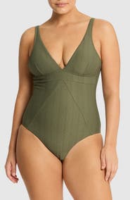 Sea Level Caracus Textured One-Piece Swimsuit