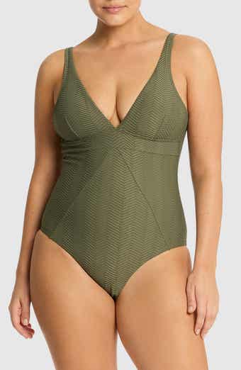 Sea Level Caracus Textured One-Piece Swimsuit