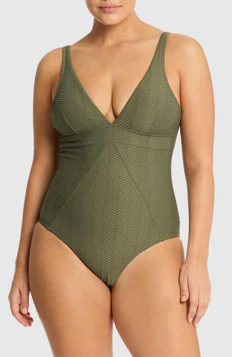 Sea Level Caracus Textured One-Piece Swimsuit