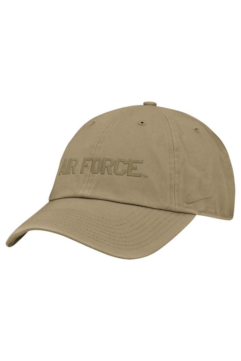 Men's Nike Beige Air Force Falcons Club Adjustable Hat, Main, color, Beige