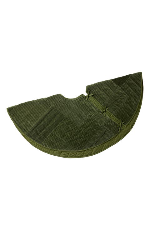 Velvet Ridge Organic Cotton Christmas Tree Skirt